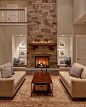 Handcrafted and dry-stacked Fireplace - Decoist