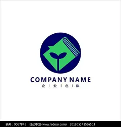 书本 教育 新芽 标志 logo图片