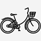 自行车城市交通图标 标识 标志 UI图标 设计图片 免费下载 页面网页 平面电商 创意素材