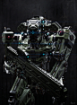  Hammer MK 3D sci-fi artwork created in Zbrush & Photoshop by artist rydon (Riyahd Cassiem) of Johannesburg, South Africa!!! http://rydon.cghub.com/images/