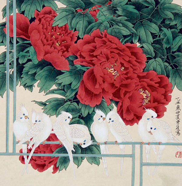 周彦生作品选——富丽花鸟