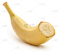 香蕉,清新,水平画幅,水果,无人,白色背景,熟的,背景分离,小吃,特写