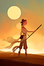 The Force Awakens-Rey
Final Piece for Kickstarter Exclusive Print!
ONE DAY LEFT!!!
Thank you guys again!!!
