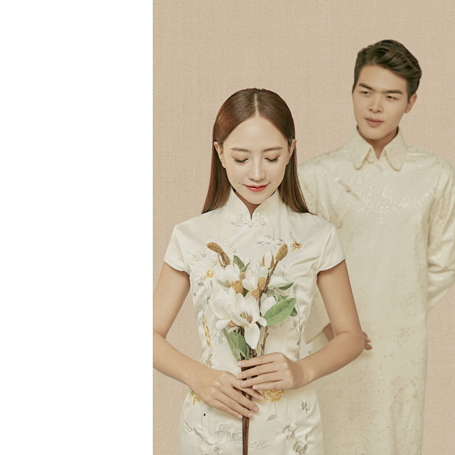 工笔画_婚纱摄影_作品_黑光图库
