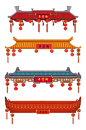 国潮门头房屋建筑风格