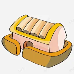 中国民居手绘片 平面电商 创意素材