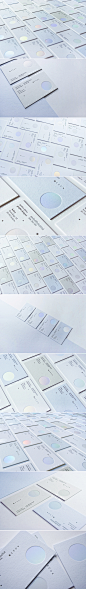 Letterpress & holographic  hot-stamping business cards : Letterpress & holographic hot-stamping business cards