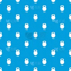 蓝色,式样,壶铃,几何形状,圆形,白色,力量,运动,重复,举重