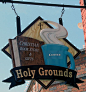 This sign for a Christian bookstore / coffee shop in Fort Worth, TX, made me laugh! -- This is "IMG_1974," by AntTree, via Flickr.