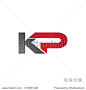 KP company group linked letter logo