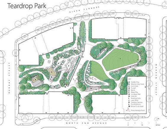 Teardrop Park North ...