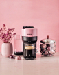 Photo by Nespresso USA on August 14, 2024. May be an image of tea maker, grinder, kitchen appliance, coffee maker, canister, carafe and text.