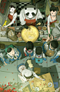 呦呦切克闹 煎饼果子来一套_涂鸦王国 原创绘画平台 www.poocg.com