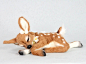 讨好。 春天 : The little fawn with open/close eyes #讨好  #手作熊猫  #玩具  #毛茸玩具  #手作  #熊熊  #大人也要玩玩具 #艺术家泰迪熊 #泰迪熊 #艺术