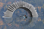 Acoustic Wind Pavilion Tubular Sculpture