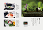 清新日本日式料理中华传统美食杂志画册美食海报设计网页排版宣传餐饮甜点料理PSD模板素材