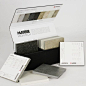 VQ086 stone table display- DUPON STONE DISPLAY