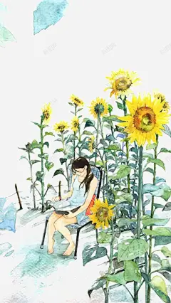 唯美手绘插画 漫画 童话 青春 元素 免抠png 设计图片 免费下载 页面网页 平面电商 创意素材