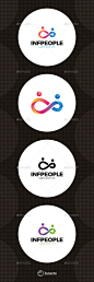 Infinity People  Logo Design Template Vector #logotype Download it here: http://graphicriver.net/item/infinity-people-logo/15489596?s_rank=50?ref=nexion: 