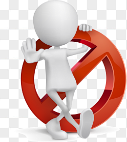 禁止图标png手绘卡通 来自 PNG搜索网 pngss.com 免费免扣png素材下载！不#禁止#3D小人#拒绝#禁止标志#