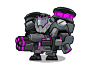 Animations for the Berserker unit in Miniguns: Assault! All of the units had 5 levels of upgrades. I used Level 5 on this since it had the most rad stuff going on at once!
Animation by me!
Art by Ryan Hall