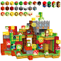 200PCS Magnetic Blocks Building Toys, 1" Light Up Building Blocks Magnet Cubes Tile...