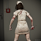 Michael Weisheim Beresin，丧尸题材角色模型作品《Zombie Nurse》