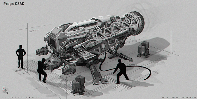Element Space - Concept Art : Environment and Concept Art I did for ...
