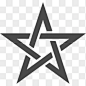 矢量五角星png图标元素➤来自 PNG搜索网 pngss.com 免费免扣png素材下载！星星#矢量五角星#五角星#对称图形#几何图标#小图标#