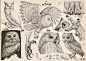 Pencil studies, Francisco Vasquez : training