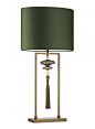 Constance Large Antique Brass Table Lamp - Heathfield & Co