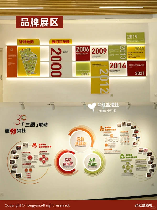 完工图 | 莲兴社区展厅 - 小红书