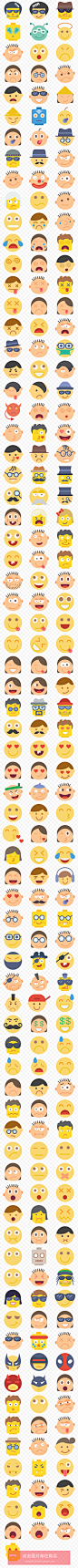 可爱卡通Emoji微信QQ聊天搞笑表情包符号笑脸生气惊呆图标N025