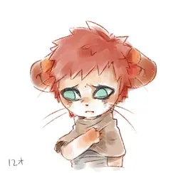 火影忍者 我爱罗 同人图 插画 壁纸 | 代我【鹿代X我爱罗】(*/ω＼*)合集 | 半次元-第一中文COS绘画小说社区