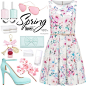 A fashion look from April 2015 featuring formal dresses, platform pumps and Wet Seal. Browse and shop related looks.