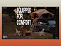 Camping Gear Website Home Page