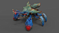 Cobalt Crabnarok, Kurt Papstein : Creature for Rift: Nightmare Tide expansion. I had a lot of fun developing the concept, sculpt, model and textures variants.