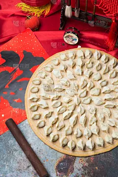 饺子,美味,春节,传统,扑面粉,灯笼,中国灯笼,食品,主食,中国食品