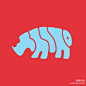 由字母变形组成的动物图案 Word Animals