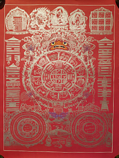 满愿|唐卡采集到[Gallery^Nepal]彩金+