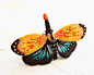 手工制作的刺绣昆虫：日本手工艺人 Korvasieni 创作的美丽昆虫 - 手工客，高质量的手工，艺术，设计原创内容分享平台