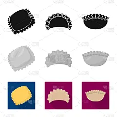 商品,分离着色,品牌名称,一个物体,食品,波兰饺子,小麦面团,面粉,烹调,布置