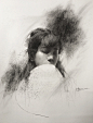 一组逼真写实素描人头像作品，别样风格的素描作品 - 高光网