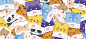 Advertising  animals baby brand identity diapers graphic graphic design  ILLUSTRATION  kids Packaging