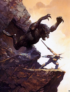 江上潮信采集到Frank Frazetta