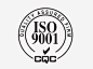 ISO9001质检标志 https://88ICON.com 9001 质检 黑色 标志 认证标志 ISO LOGO CQC 质检标志