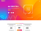 Design Crew - Landing Page typography web design vector minimal website web logo animation ux interface interaction gradient clean app ui design colors