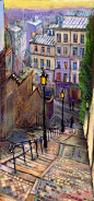 Saatchi Online Artist: Yuriy Shevchuk; Pastel, 2009, Drawing "Paris Montmartre"