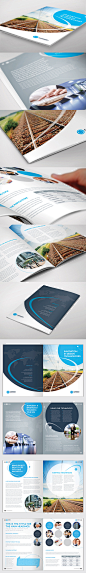 Brochure Template - InDesign 8 Page Layout 01 on Behance