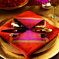 Pendant...Your guests will appreciate the artistic beauty of this fold, which complements any flatware or table setting.